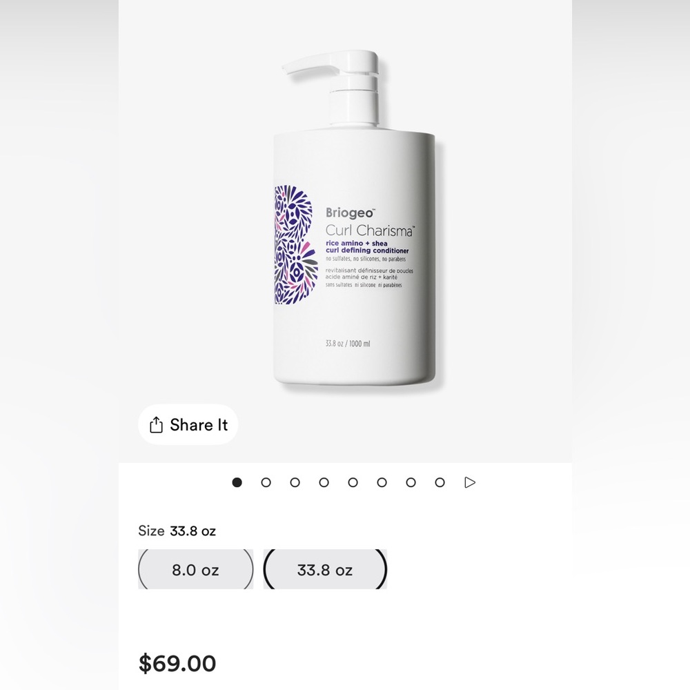 Briogeo Curl Charisma Rice Amino + Shea Conditioner